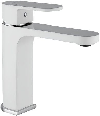 Смеситель для раковины Gappo G83 G1083-8 Белый Хром 