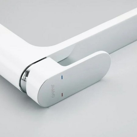 Смеситель для раковины Gappo G83 G1083-8 Белый Хром 