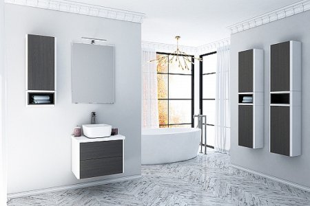 Подвесной шкаф Aquaton Брук 40 1A202203BCDF0 Дуб ферр 