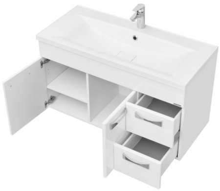 Тумба под раковину Aquaton Диор 100 1A167701DR010 подвесная Белая 