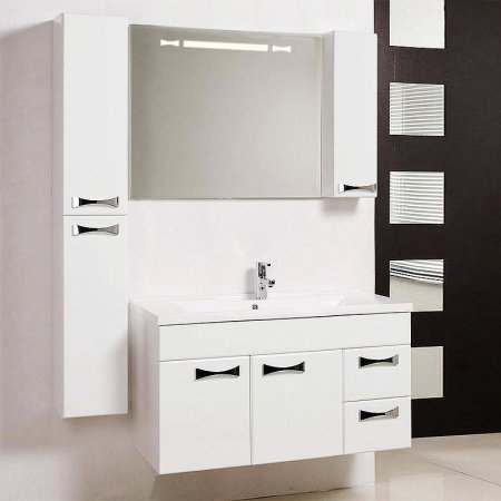 Тумба под раковину Aquaton Диор 100 1A167701DR010 подвесная Белая 