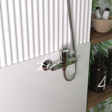 Смеситель для душа Paini Creta 30CR511R2LMKM Хром 