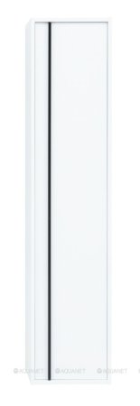 Шкаф-пенал для ванной Aquanet Lino 35 белый матовый 