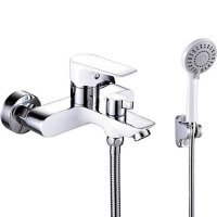 Cмеситель для ванны ViEiR V263531-F Белый/Хром