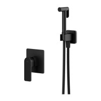 Гигиенический душ встраиваемый OMNIRES Baretti SYSBABI1XBL чёрный