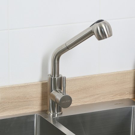 Смеситель для кухни Melana F8109 Сатин 