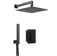 Душевая система скрытого монтажа Deante BOX BXYZNECT чёрная матовая