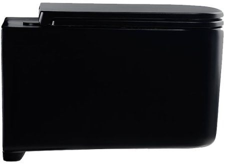 Унитаз Vincea Ultra Rimless VT1-32MB подвесной Черный матовый с сиденьем Микролифт 