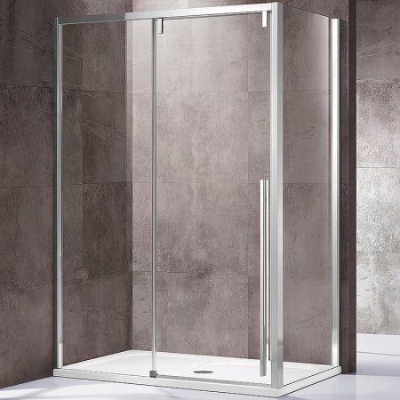 Душевой уголок Vincea Lugano 160х100 VSR-1L1016CL-1 профиль Хром стекло прозрачное 