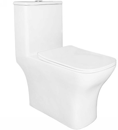 Унитаз моноблок Azario Lodi AZ-8617 с бачком и сиденьем Микролифт 