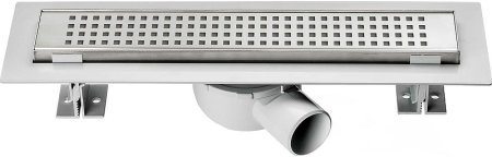 Душевой лоток Vincea Optima 80 SAY.601.80.P.PITI с решеткой Хром 