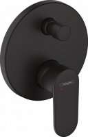 Смеситель Hansgrohe Vernis Blend 71466670 для ванны с душем, матовый чёрный