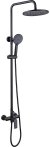 Душевая система Abber Weiss Insel AF8020B Черная матовая 