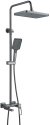 Душевая система Shevanik S6826T, оружейная сталь 