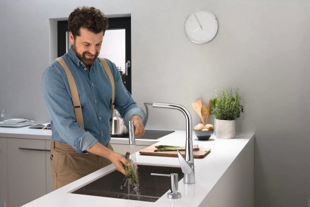 Смеситель Hansgrohe Talis Select M51 72823000 для кухонной мойки, хром 
