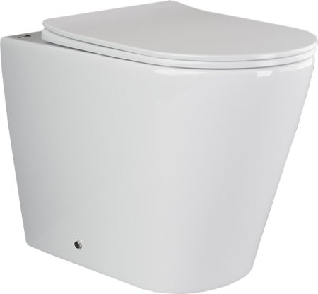 Унитаз приставной Ceramica Nova Highlight CN1812 с микролифтом, безободковый 