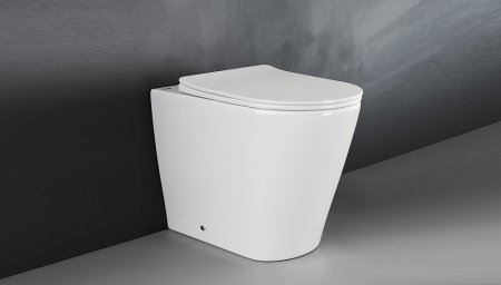 Унитаз приставной Ceramica Nova Highlight CN1812 с микролифтом, безободковый 