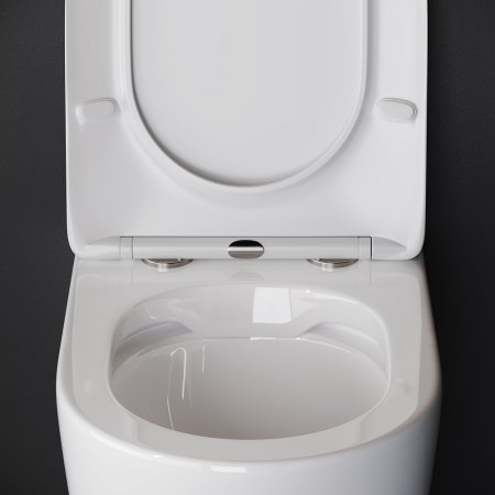 Унитаз приставной Ceramica Nova Highlight CN1812 с микролифтом, безободковый 