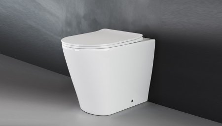 Унитаз приставной Ceramica Nova Highlight CN1812 с микролифтом, безободковый 