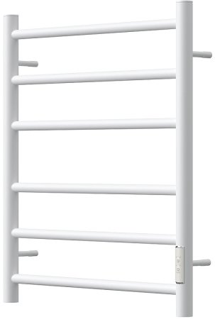 Электрический полотенцесушитель Point Аврора PN10856W П6 500x600 диммер справа Белый 