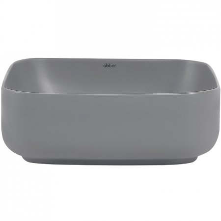Раковина-чаша Abber Rechteck 39 AC2211MG Серая матовая 