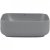Раковина-чаша Abber Rechteck 39 AC2211MG Серая матовая 