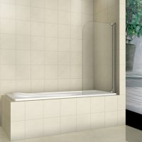 Шторка на ванну WeltWasser WW100 T1 80 10000001222 профиль Хром стекло прозрачное