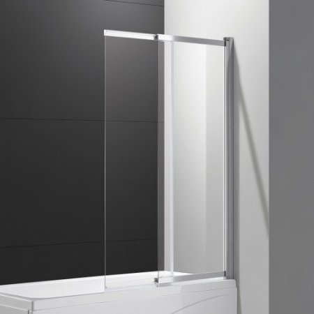 Шторка на ванну Cezares Slider VF-11-100/150-C-Cr стекло прозрачное 