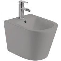 Биде WeltWasser Salzbach 005 MT-GR 10000003772 подвесное Серое матовое