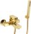 Смеситель Cezares Unika VDM-03/24 для ванны с душем, золото 