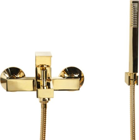 Смеситель Cezares Unika VDM-03/24 для ванны с душем, золото 