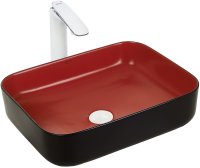 Раковина-чаша WeltWasser Elbach M2195 MBR 50 10000004537 Черная Красная