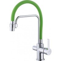 Смеситель Hansen H15088T для кухни зеленый