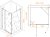 Душевой уголок RGW LE-044 (LE-004+Z-14) 1100x1000 