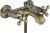 Смеситель двуручковый для ванны под бронзу HAIBA HB3119-4 бронза 
