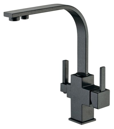 Смеситель для кухонной мойки Zorg Clean Water ZR 332 YF черный металлик 