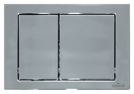 Кнопка смыва Cersanit Cube P-BU-CB-Cg хром 