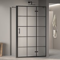 Душевой уголок RGW PA-77B R (PA-07B R + Z-050-2B + держатель O-204B) 1200x700