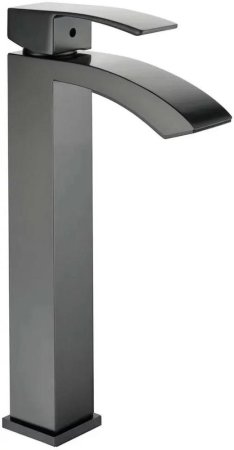 Смеситель для раковины высокий Grocenberg GB3007BG, графит 