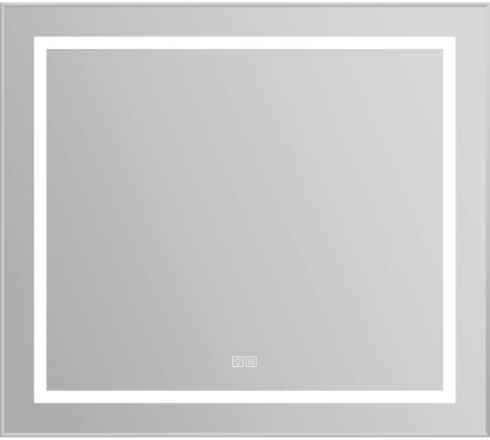 Зеркало BelBagno Kraft 88.5 SPC-KRAFT-885-785-TCH-WARM с подсветкой с подогревом Сатин с сенсорным выключателем 