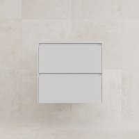 Тумба подвесная "ЛИМА 60" эмаль, под раковину LINE 60, 2 ящ., PLUS, белый матовый