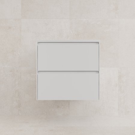 Тумба подвесная "ЛИМА 60" эмаль, под раковину LINE 60, 2 ящ., PLUS, белый матовый 