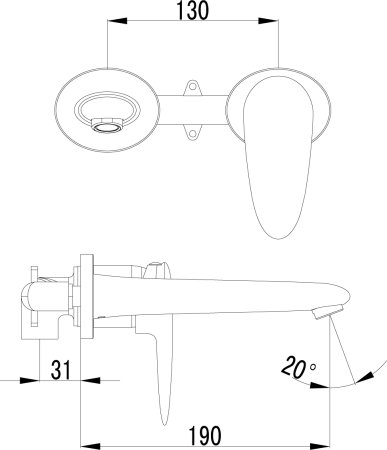 Смеситель для раковины Lemark Status (LM4426C) 