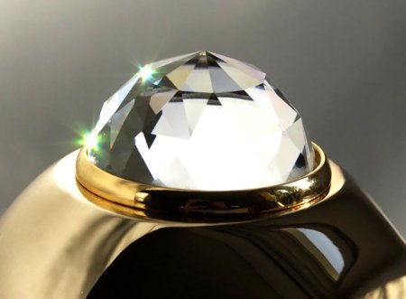 Смеситель Migliore Lem Swarovski 18893 для раковины золото 