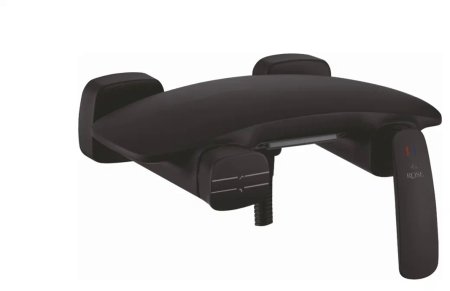 Смеситель для ванны с каскадным изливом Rose R1102H, черный 