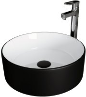 Раковина-чаша Grossman 36 GR-4040BW Белая Черная