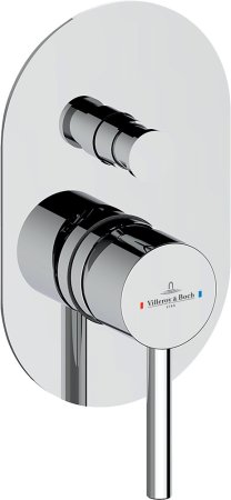 Смеситель Villeroy & Boch Dawn TVS10600300061 С ВНУТРЕННЕЙ ЧАСТЬЮ, для ванны с душем 
