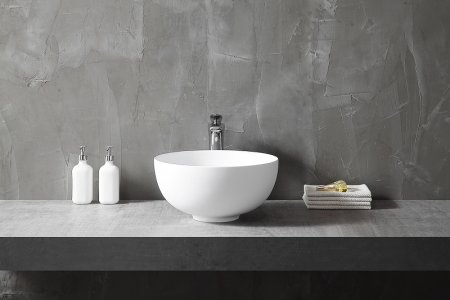 Раковина-чаша Abber Stein 40 AS2617 Белая матовая 