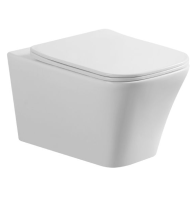 Унитаз подвесной Art&Max Platino AM9321CHR безободковый Белый