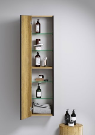 Шкаф пенал Aqwella Fargo 35 FRG0535DB Дуб балтийский 